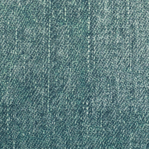 French Terry - Jeans-Optik, smaragd