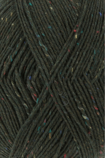 Super Soxx Tweed - 6-fädig - dunkelgrün