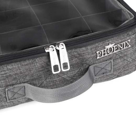Phönix Garntasche - für 20 Overlockgarne - im Quiltdesign