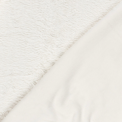 Baumwolle Teddy - wollweiß