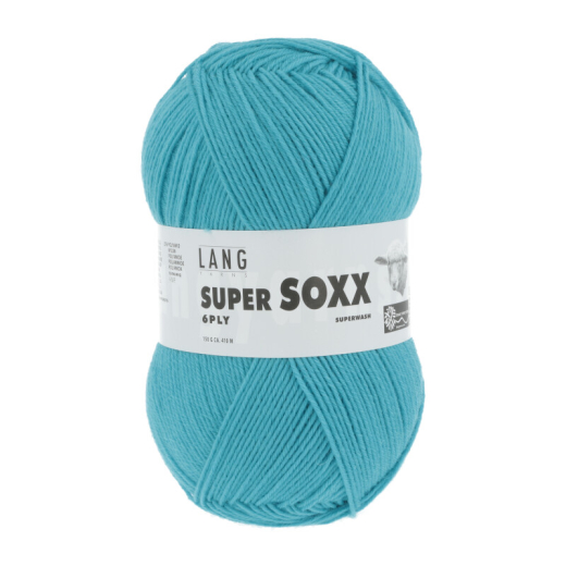 SUPER SOXX 6-FACH/6-PLY Uni - Türkis