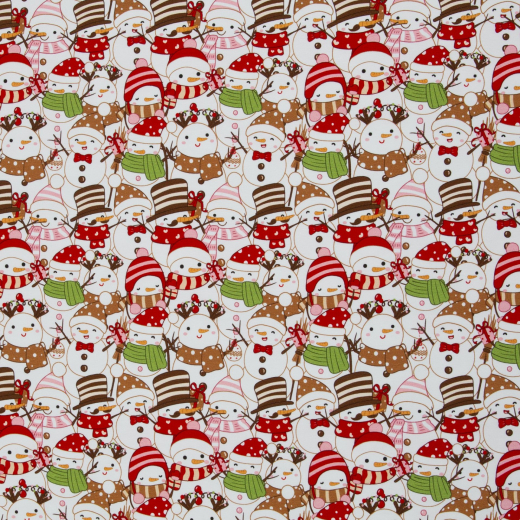 Holly - Sweat angeraut - Schneemänner, weiß