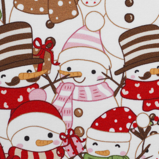 Holly - Sweat angeraut - Schneemänner, weiß