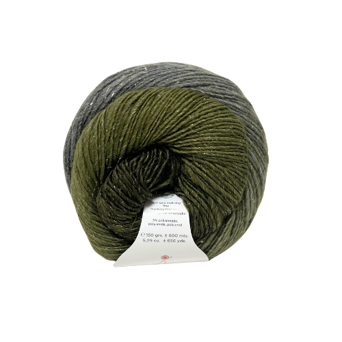 Poema Glitter - Farbverlauf (Fb. 101 - grün)