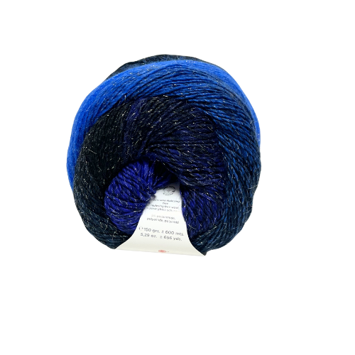 Poema Glitter - Farbverlauf (Fb. 105 - blau)