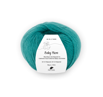 Pro Lana Baby Micro - helles petrol (Fb. 68)