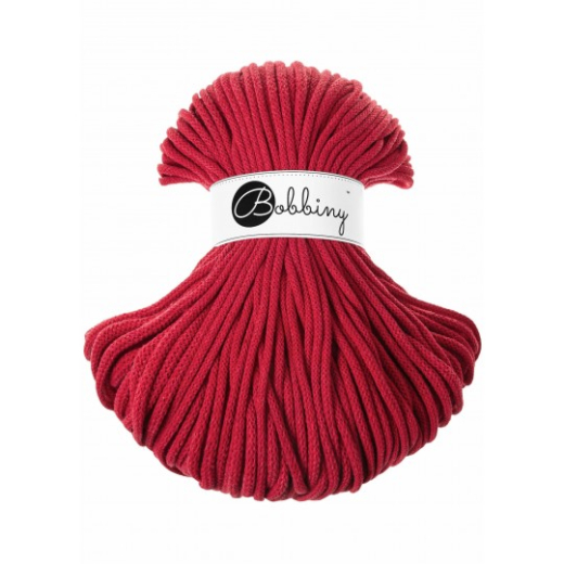 Bobbiny Premium 5 mm Flechtkordeln in Classic Red