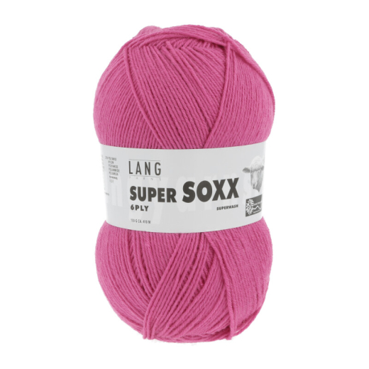 SUPER SOXX 6-FACH/6-PLY Uni - azalee (Fb. 84)