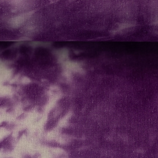 Viskose-Leinen Stoff „Ronda“ in lila