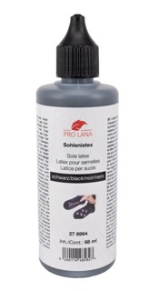 Pro Lana Sohlenlatex 88ml schwarz