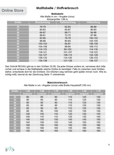 Dreiems - Papierschnittmuster Shirt Regau für Damen - Gr. 32-56