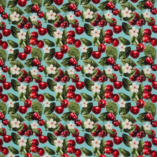 Matteo - Canvas - Kirschen - rot/mint