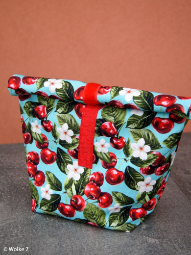 Matteo - Canvas - Kirschen - rot/mint