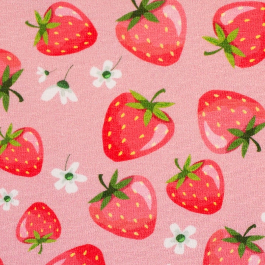 SWAFING • Baumwolljersey Melody - Erdbeeren