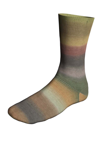 Sockenwolle TWIN SOXX 4-FACH Merino in braun/grau (Fb. 553) - BiotopeSoxx