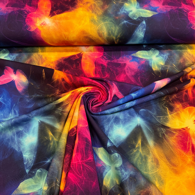 Baumwolljersey Butterfly Tango