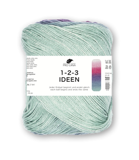 1-2-3 Ideen - Fb. 33 - aqua/blau/rot/rosa