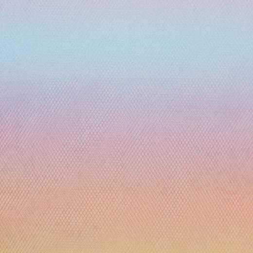 Tüll Ombre - Farbverlauf blau/rot/gelb