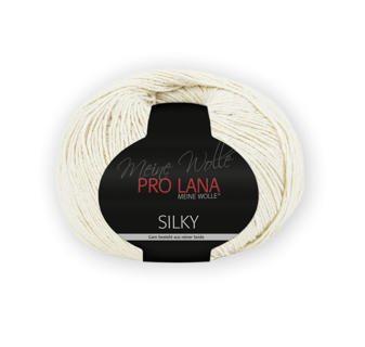 Pro Lana Silky in cremeweiß (Fb. 02) - 50g / 200m