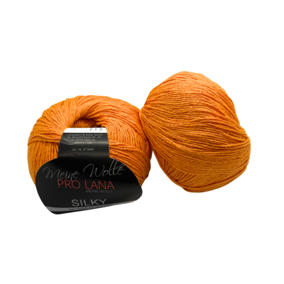 Pro Lana Silky in orange (Fb. 28) - 50g / 200m
