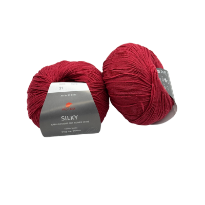 Pro Lana Silky in rot (Fb. 31) - 50g / 200m