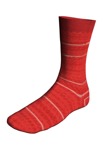 Twin SOXX 4-FACH/4-PLY - Football Soxx in rot-weiß (Fb. 595) - Dänemark