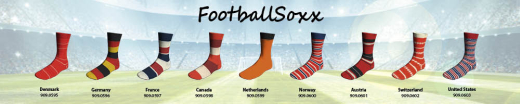 Twin SOXX 4-FACH/4-PLY - Football Soxx in schwarz/rot/gelb (Fb. 596) - Deutschland