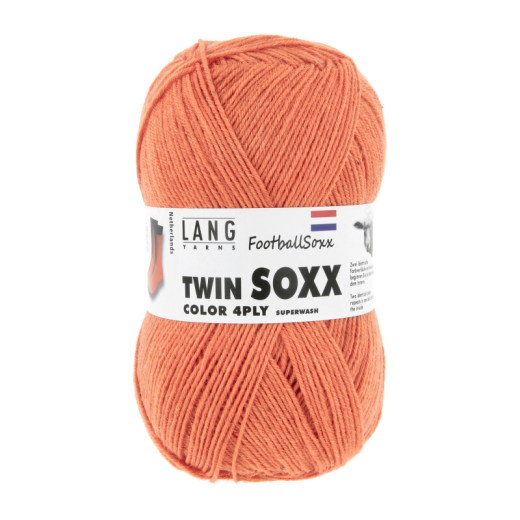 Twin SOXX 4-FACH/4-PLY - Football Soxx in orange (Fb. 599) - Niederlande