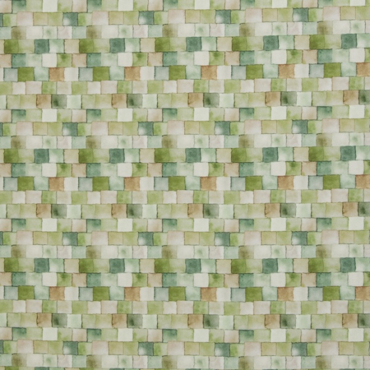 Dekostoff Laura - Karos grün/beige