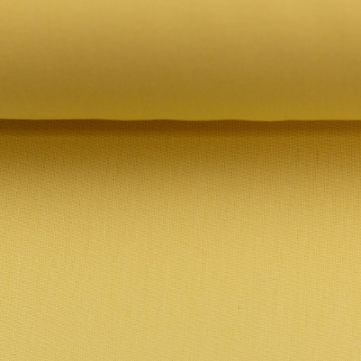 45cm Reststück - Heide Baumwolle Uni Hellgelb