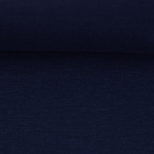 45cm Reststück - Vanessa Jersey uni dunkelblau (fb.597)