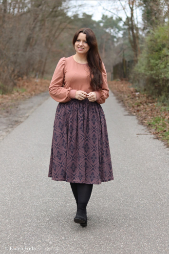 75cm Teilstück - Maike HW25/26 French Terry uni blush (fb.272)