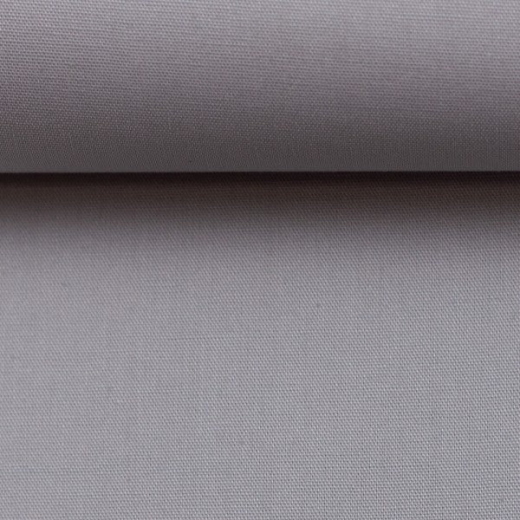 55cm Reststück - Heide Baumwolle Uni Grau