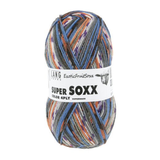 Super Soxx 4-fach Exotik Fruit Soxx Passionsfruit (Fb. 567) von Lang Yarns