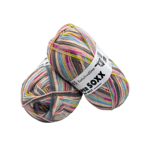 Super Soxx 4-fach Exotik Fruit Soxx Lychee (Fb. 568) von Lang Yarns