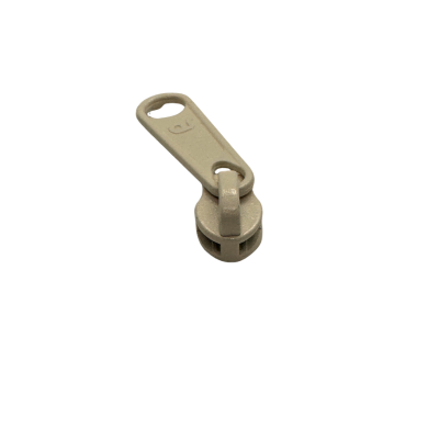 Reißverschluss-Schieber, 5mm, creme 1 Stck.