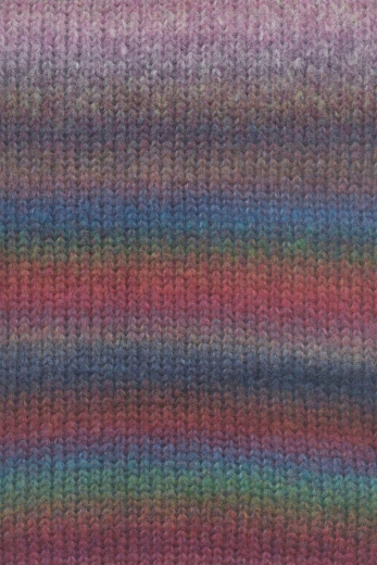 Orion - Violett / Grün / Petrol (Fb. 05) - Chunky Merinowolle