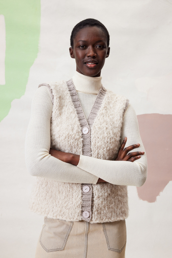Shirley in Farbe offwhite (Fb. 94)– Alpaka-Merino-Wolle - Lang Yarns