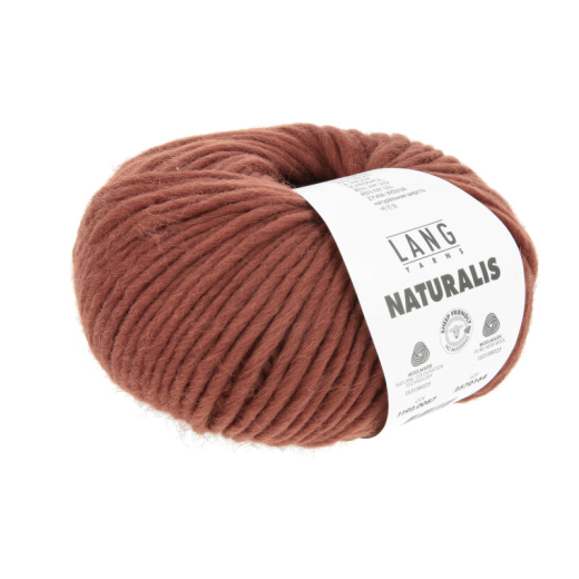 Naturalis Fb. 87 ziegel – Lang Yarns  - Natürliches Merinogarn mit sanfter Eleganz