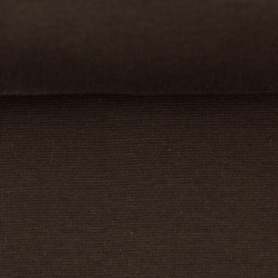 45cm Reststück - Vanessa Jersey uni dunkelbraun (fb.178)