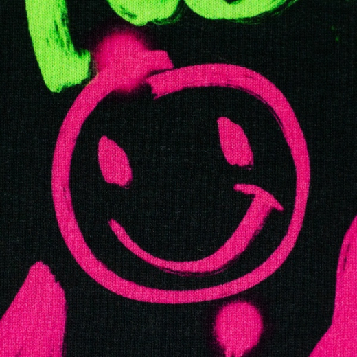 Smile - Sweat angeraut - Grafitti, Herzen und Schrift