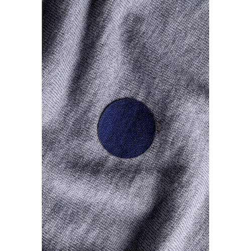 Rub-on Patch MERINO marine – Reparaturflicken für Strick und Wolle