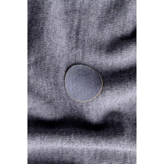 Rub-on Patch MERINO hellgrau – Reparaturflicken für Strick und Wolle