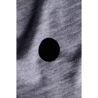 Rub-on Patch MERINO schwarz – Reparaturflicken für Strick und Wolle