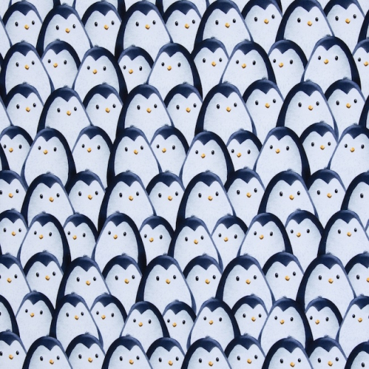 Sweat angeraut on the Rocks  • Pinguin Allover • Kombistoff von Thorsten Berger