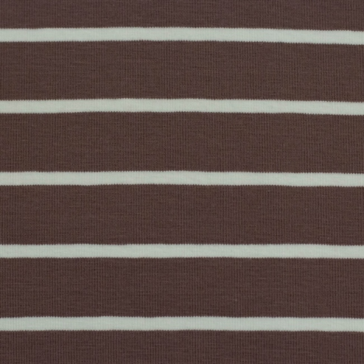 Isa Baumwolljersey• Streifen peppercorn/naturweiß • SWAFING