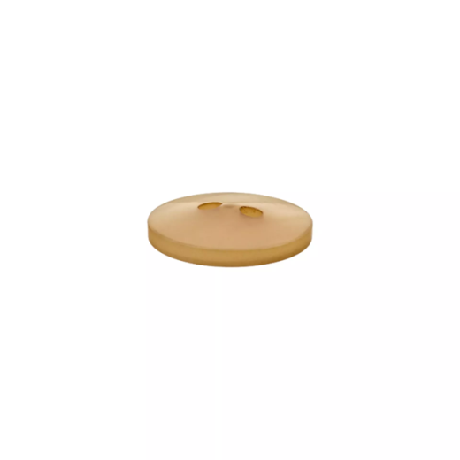 Polyesterknopf beige 2-Loch 15 mm