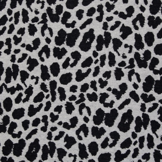 Jacquard Jersey - Leo schwarz/weiß - Emily von Swafing