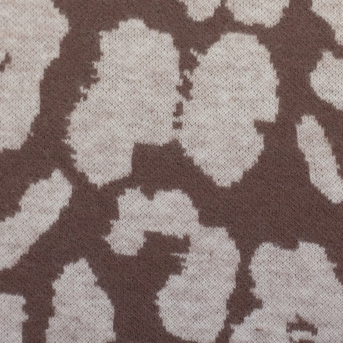 Jacquard Jersey - Leo Peppercorn & naturweiß - Emily von Swafing