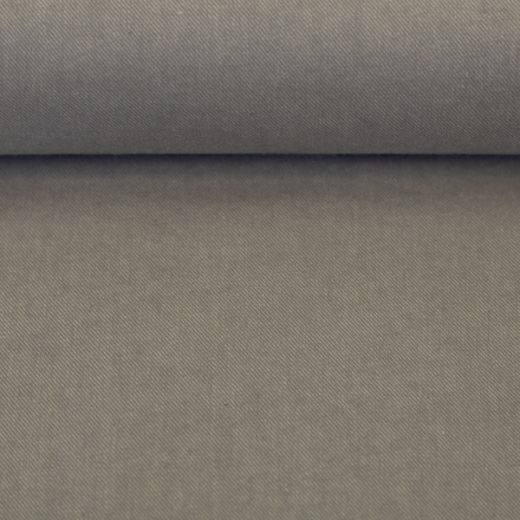 Flanell Baumwolle hellbeige meliert - Hudson von Swafing